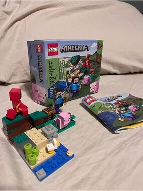 Lego Minecraft 21177 Buildable Scene with Creeper Launch multicolor Pieces